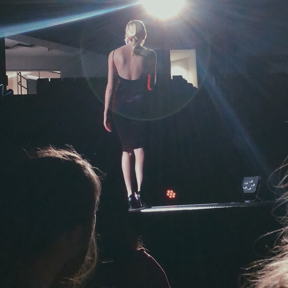 Plum, velvet backless cocktail dress.